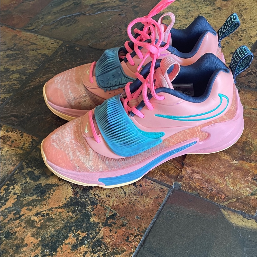 Nike Vibrant Pink and Blue Athletic Shoes
